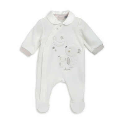 Infants Bronze Applique Front Opening Babysuit